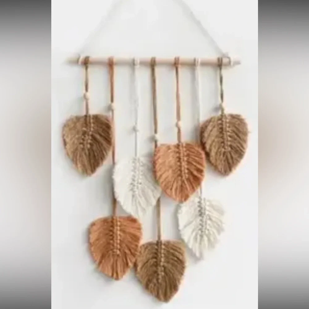 Boho Macrame Feather Wall Hanging: Nature Inspired Yarn Art, macrame